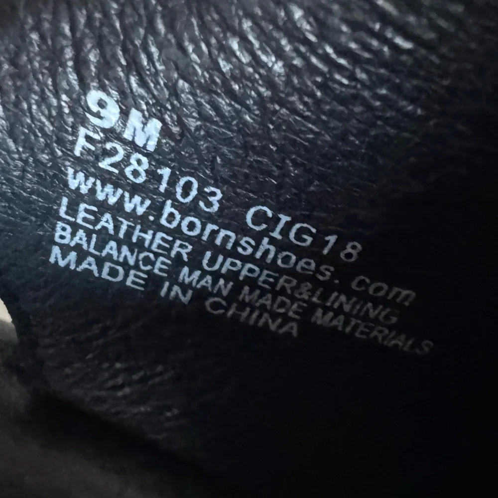 Born Black Leather Wedge Clogs | Comfort Slip-On Shoes. Size 9 - Picture 9 of 15